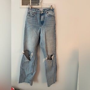 Zara Light Blue Denim Jeans